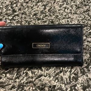 Black dkny wallet